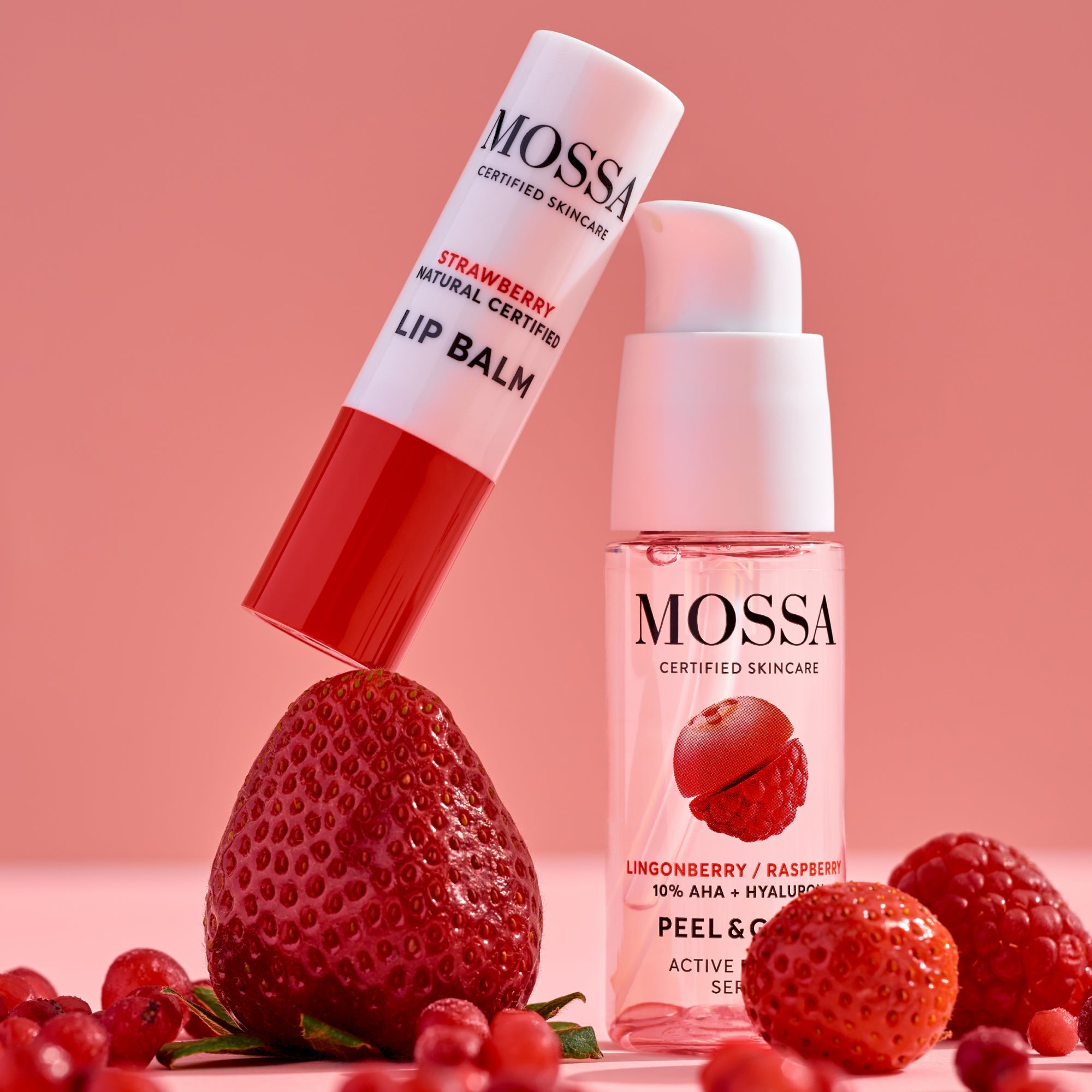✨Coffret Soin Visage MOSSA – Sérum Peeling & Baume à Lèvres