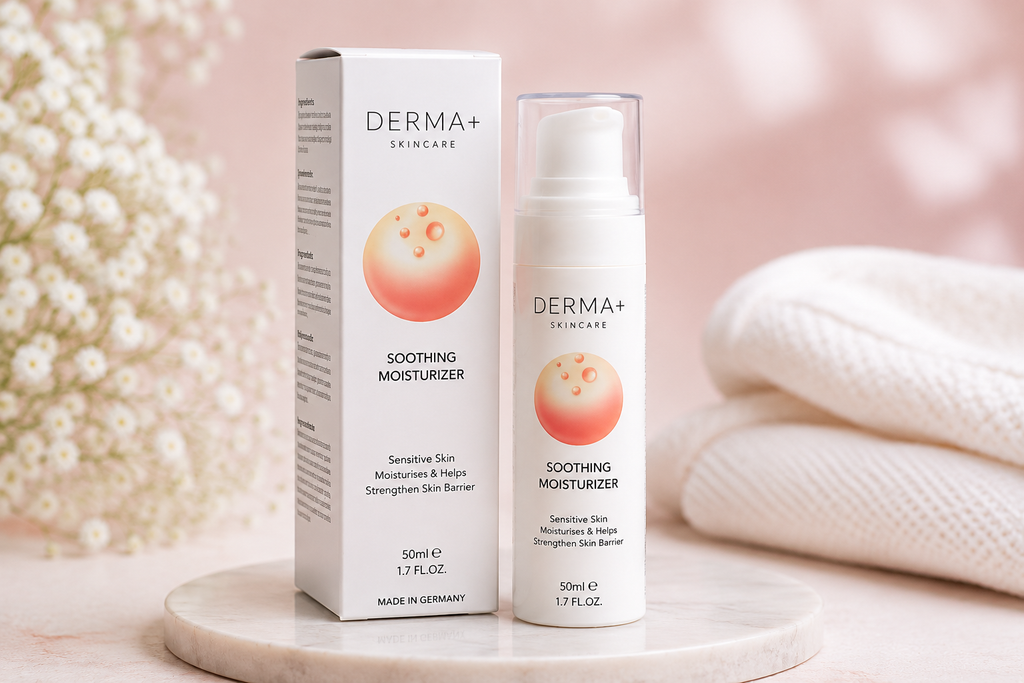 ✨Crème Hydratante Apaisante DERMA+ – Peaux Sensibles